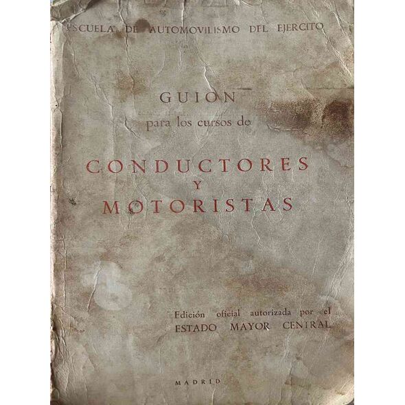 Guión para los cursos de Conductores y Motoristas